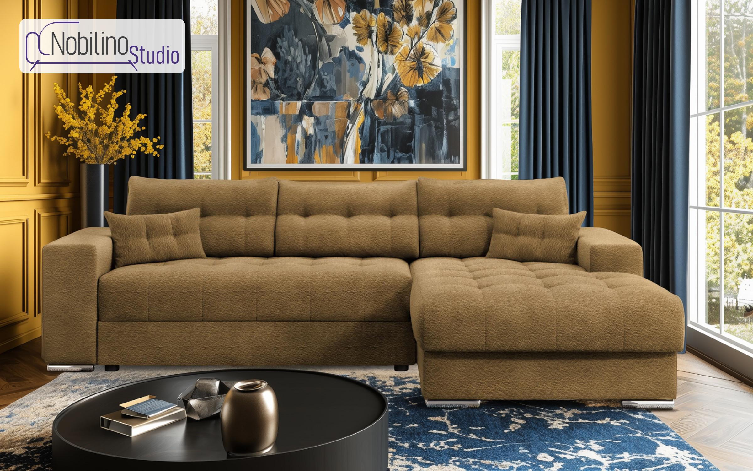 Coltar extensibil Sander, mustar  1